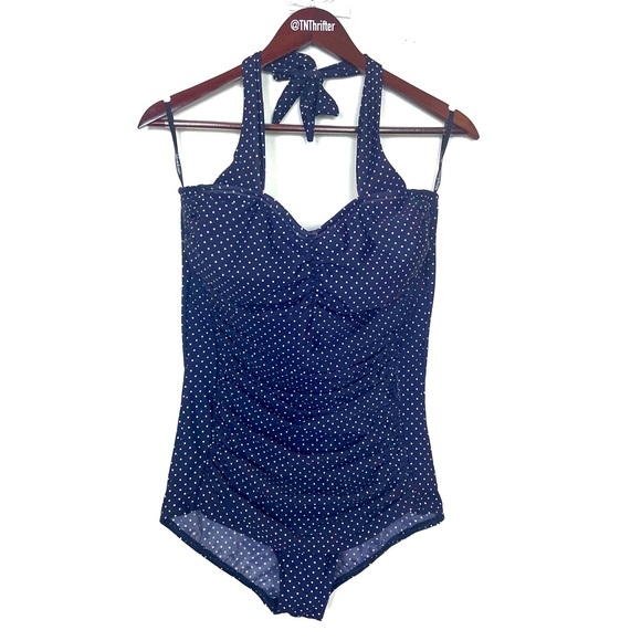 Miraclesuit Swim Miraclesuit Womens Pin Point Spellbound One Piece Halter Support Swimsuit